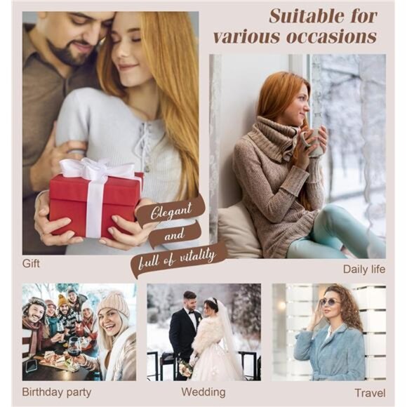 Womens winter plaid scarf oversized blanket wrap warm thick soft shawl scarf - Picture 6 of 7